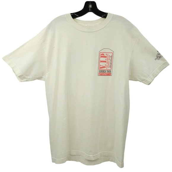 2005 Jimmy Buffett VIP Parrot Head Graphic T Shirt Sz L Summer Tour Diamond Star - Picture 2 of 16